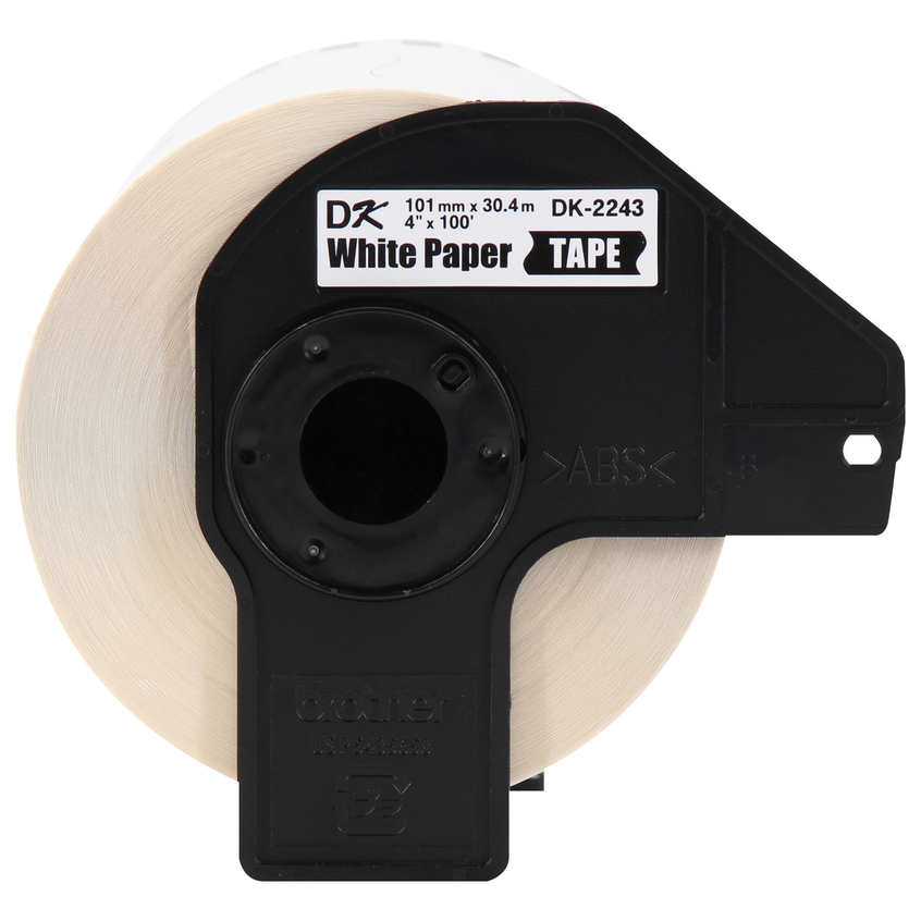 2PK New DK2243 White Paper Label for Brother DK-2243 QL-1050 Printer W/Cartridge